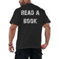 Read A Book Expand Your Mind Men's Back Print T-Shirt