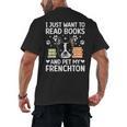 Read Books & Pet My Frenchton Owner Frenchton Lover Men's Back Print T-Shirt