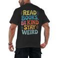 Read Books Be Kind Stay Weird The Perfect Life Formula Men's Back Print T-Shirt
