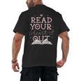 Read Your Heart Out Book Adventures In Pages Men's Back Print T-Shirt Read Your Heart Out Book Adventures In Pages Men's Back Print T-Shirt