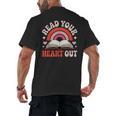 Read Your Heart Out Book Lovers Emotional Fall Vibes Men's Back Print T-Shirt Read Your Heart Out Book Lovers Emotional Fall Vibes Men's Back Print T-Shirt