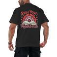 Read Your Heart Out Book Valentines Day Reading Teacher Men's Back Print T-Shirt Read Your Heart Out Book Valentines Day Reading Teacher Men's Back Print T-Shirt