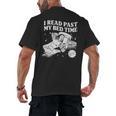 I Read Past My Bedtime Late Night Readers Book Club Men's Back Print T-Shirt I Read Past My Bedtime Late Night Readers Book Club Men's Back Print T-Shirt