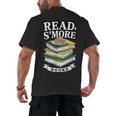 Read S'More Books Marshmallow Reading Smores Men's Back Print T-Shirt