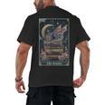 The Reader Tarot Card Book Dragon Romantasy Fantasy Bookish Men's Back Print T-Shirt