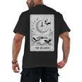 The Reader Tarot Card Bookworm Books Lover Dragon Librarians Men's Back Print T-Shirt The Reader Tarot Card Bookworm Books Lover Dragon Librarians Men's Back Print T-Shirt