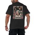 The Reader Tarot Card Shirt Bird Book Lover Bookworm Men's Back Print T-Shirt