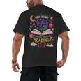 Reading 6 7 Meme Six Seven Cozy Book Lover Teacher Men's Back Print T-Shirt