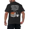 Reading 6-7 Six Seven Meme English Teacher Book Lover Men's Back Print T-Shirt Reading 6-7 Six Seven Meme English Teacher Book Lover Men's Back Print T-Shirt
