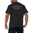 Reading Book Lover I Put My Book Down To Be Here Men's Back Print T-Shirt Reading Book Lover I Put My Book Down To Be Here Men's Back Print T-Shirt