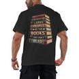 Reading Book Men's Back Print T-Shirt Reading Book Men's Back Print T-Shirt