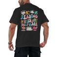Reading Is Self-Care Book Lover Teacher Student Men Women Men's Back Print T-Shirt Reading Is Self-Care Book Lover Teacher Student Men Women Men's Back Print T-Shirt