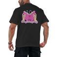 Reading Smut Is My Therapy Romance Book Reader Humor Men's Back Print T-Shirt