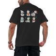 Reading Snowman Christmas Book Lovers Bookworm Librarian Men's Back Print T-Shirt Reading Snowman Christmas Book Lovers Bookworm Librarian Men's Back Print T-Shirt