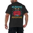 Reading Is A Ticket To Adventure Fun Book Lovers Fun Men's Back Print T-Shirt