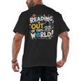 Reading Is Out Of This World Space Book Lover Kids Men's Back Print T-Shirt