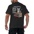 Retro I Just Want To Read Books And Pet Cats Cat For Men Women Kids Men's Back Print T-Shirt Retro I Just Want To Read Books And Pet Cats Cat For Men Women Kids Men's Back Print T-Shirt