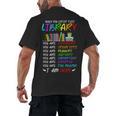Retro Librarian Book Reader Library Book Reading Men's Back Print T-Shirt