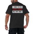 Retro Sarcastic Introvert I Used To Be A People Person Men's Back Print T-Shirt Retro Sarcastic Introvert I Used To Be A People Person Men's Back Print T-Shirt