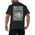 Retro Tired Moms Book Club Bookish Booktrovert Mother's Day Men's Back Print T-Shirt