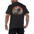 Retro Vintage FREADom Anti Ban Books Freedom To Read Men's Back Print T-Shirt Retro Vintage FREADom Anti Ban Books Freedom To Read Men's Back Print T-Shirt