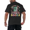 Return Your Books End School Year School Librarian Teacher Men's Back Print T-Shirt