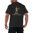 Robin Hood The Archer Book Cover Illustration In Gold Men's Back Print T-Shirt Robin Hood The Archer Book Cover Illustration In Gold Men's Back Print T-Shirt