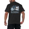 Rock Paper Scissors Nothing Beats Reading Book Lover Men's Back Print T-Shirt Rock Paper Scissors Nothing Beats Reading Book Lover Men's Back Print T-Shirt