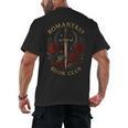 Romantasy Book Club Coffee Sword Roses Men's Back Print T-Shirt