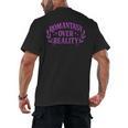 Romantasy Book Reader Aesthetic With Fantasy Feels Men's Back Print T-Shirt Romantasy Book Reader Aesthetic With Fantasy Feels Men's Back Print T-Shirt