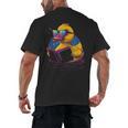 Rubber Duck Rubber Duckie Reading Book Rubber Duckling Men's Back Print T-Shirt Rubber Duck Rubber Duckie Reading Book Rubber Duckling Men's Back Print T-Shirt