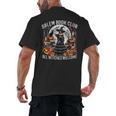 Salem Book Club Gothic Witch Vintage Halloween Art Men's Back Print T-Shirt