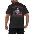Season Of The Witch Spooky Readers Spell Book Hallowen Men's Back Print T-Shirt