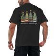 Seasons Readings All Booked For Christmas Book Reading Lover Men's Back Print T-Shirt Seasons Readings All Booked For Christmas Book Reading Lover Men's Back Print T-Shirt