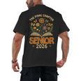 Senior 2026 Final Chapter Retro Book Lover Last First Day Men's Back Print T-Shirt