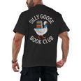 Silly Goose Book Club Reading Lover Men's Back Print T-Shirt Silly Goose Book Club Reading Lover Men's Back Print T-Shirt