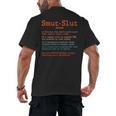 Smut Slut Sayings Definition Sarcastic Book Lover Men's Back Print T-Shirt Smut Slut Sayings Definition Sarcastic Book Lover Men's Back Print T-Shirt