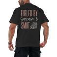 Smutty Book Lover Women Fueled By Sarcasm And Smut Spicy Men's Back Print T-Shirt Smutty Book Lover Women Fueled By Sarcasm And Smut Spicy Men's Back Print T-Shirt