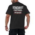 Somewhat Functional Introvert Men's Back Print T-Shirt Somewhat Functional Introvert Men's Back Print T-Shirt