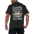 Somewhere Between a Book And a Nap – Cozy Reading Men's Back Print T-Shirt Somewhere Between a Book And a Nap – Cozy Reading Men's Back Print T-Shirt
