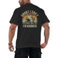 Sorry I Can't I'm Booked Reading For Cat Lover For Men Women Men's Back Print T-Shirt