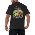 Spicy Book Lover Smut Slut Romance Reading Librarian Men's Back Print T-Shirt Spicy Book Lover Smut Slut Romance Reading Librarian Men's Back Print T-Shirt