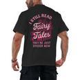 Spicy Book Lover For Women Who Love To Read Romance Fantasy Men's Back Print T-Shirt Spicy Book Lover For Women Who Love To Read Romance Fantasy Men's Back Print T-Shirt