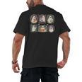 Spooky Teacher Halloween Ghost Reading Book Trick Or Treat Men's Back Print T-Shirt