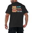 Stay Home Read Books Pet My Cat Regret Nothing Cats Book Men's Back Print T-Shirt