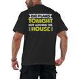 Staying Alone Big Plans Tonight Ideal For Introverts Men's Back Print T-Shirt Staying Alone Big Plans Tonight Ideal For Introverts Men's Back Print T-Shirt