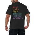 Stop Book Banning Pro Library Men's Back Print T-Shirt