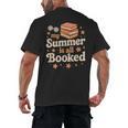 My Summer Is All Booked Book Lover Reading Vacation 2025 Men's Back Print T-Shirt My Summer Is All Booked Book Lover Reading Vacation 2025 Men's Back Print T-Shirt