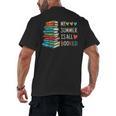 My Summer Is All Booked Book Reading Book Lover Men's Back Print T-Shirt My Summer Is All Booked Book Reading Book Lover Men's Back Print T-Shirt