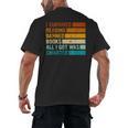 I Survived Reading Banned Books All I Got Was Smarter Men's Back Print T-Shirt